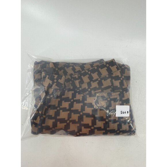 INC International Concepts Stretch Brown Black Houndstooth Pants Size 28W x 27L - Picture 11 of 11